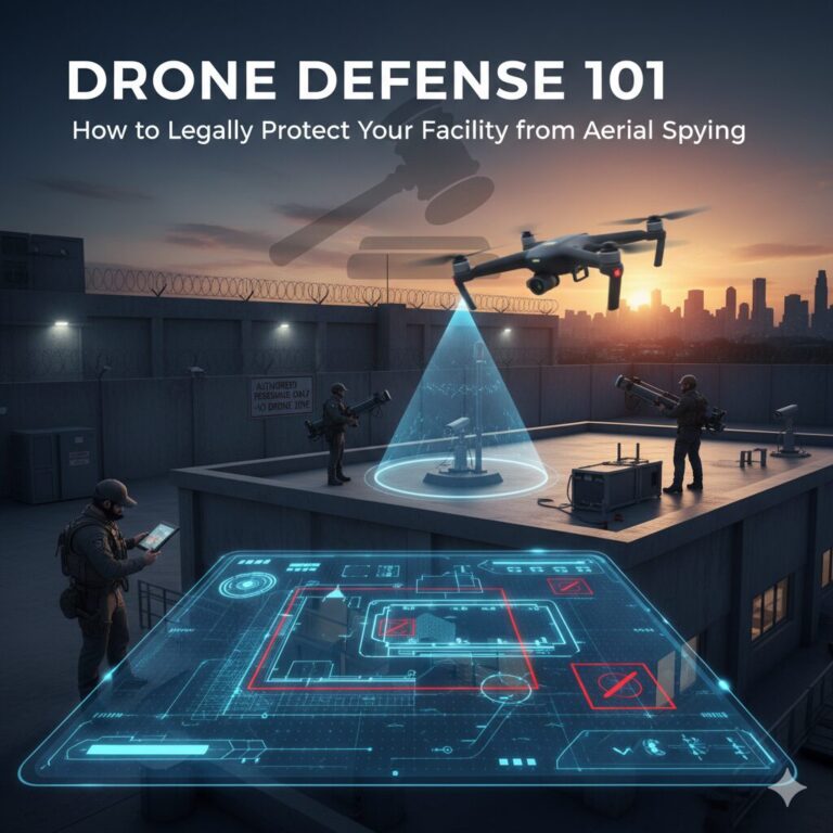 Drone Defense 101: How to Legally Protect Your Facility from Aerial Spying