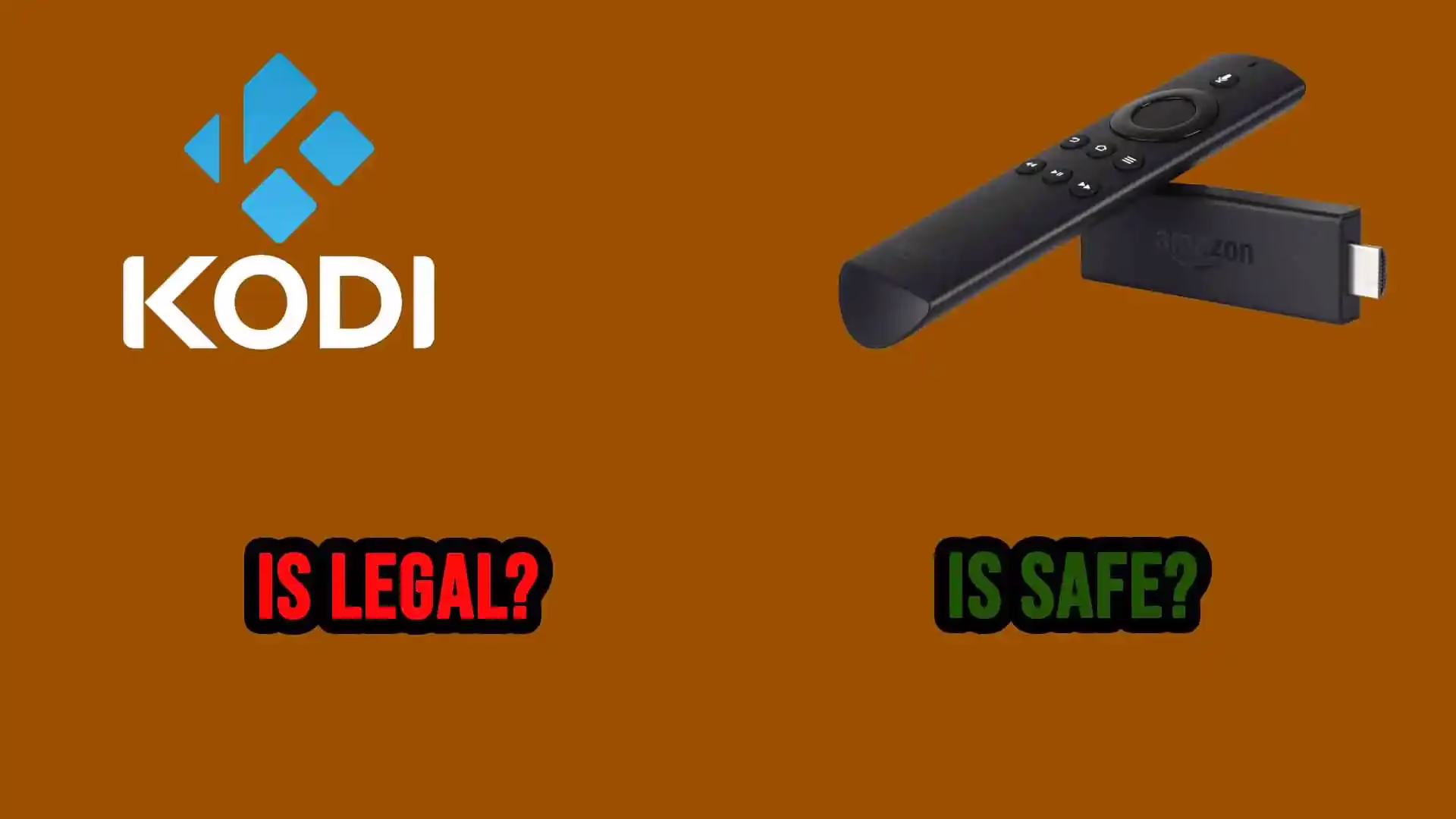 is it safe and legal to install kodi on firestick