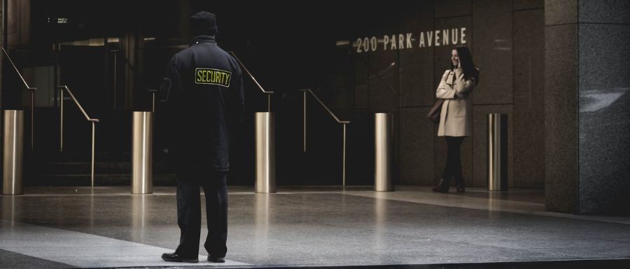 secuirty guard in mall